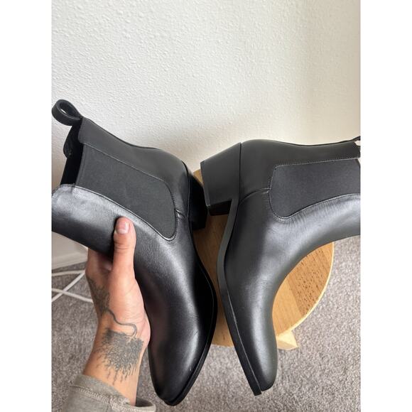 THURSDAY BOOT CO Leather Duchess Chelsea Boots Black Women's Size 9 - Picture 8 of 14